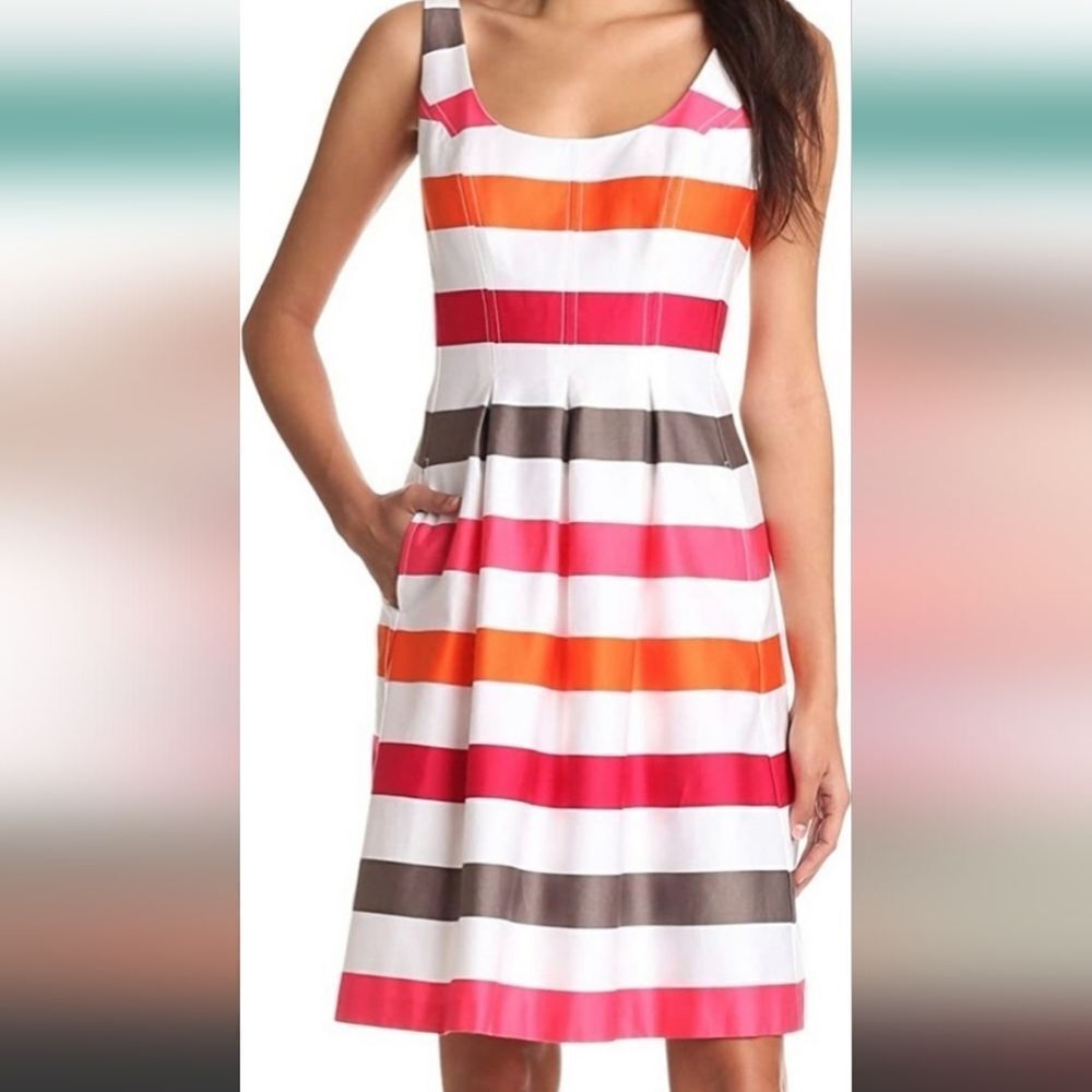 Nine West Multicolor Striped Dress